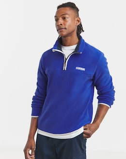Napapijri Dergana 1/4 Zip Fleece - Blue