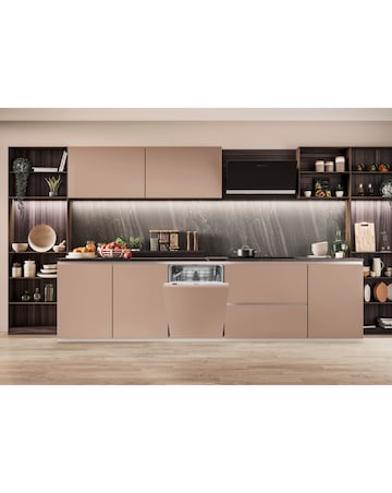 Hotpoint H2IHD526UK Fully Integrated Full Size Dishwasher 14 Place Silver