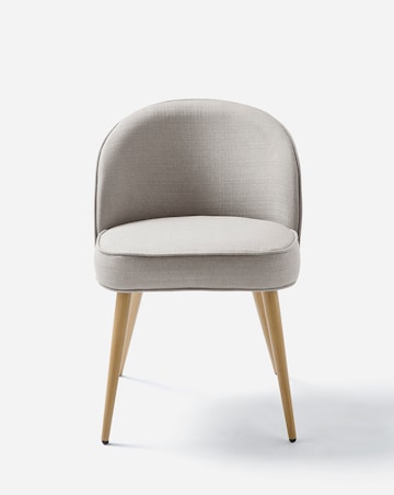 Emilie Fabric Pair of Dining Chairs