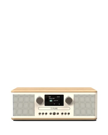 Pure Classic C D6 CD Player & Digital Radio White/Oak
