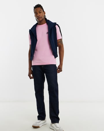 Tommy Hilfiger Short Sleeve Script T-Shirt - Pink