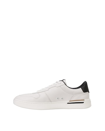 Boss Clint Leather Trainer - White