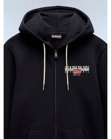 Napapijri Aylmer Full Zip Hoodie - Black