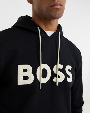 BOSS Graphic Logo Hoodie - Black