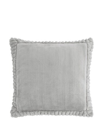 Catherine Lansfield Velvet Faux Fur Cosy Cushion