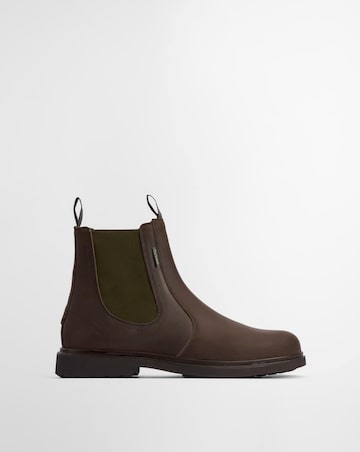 Barbour Hale Chelsea Boot - Dark Brown
