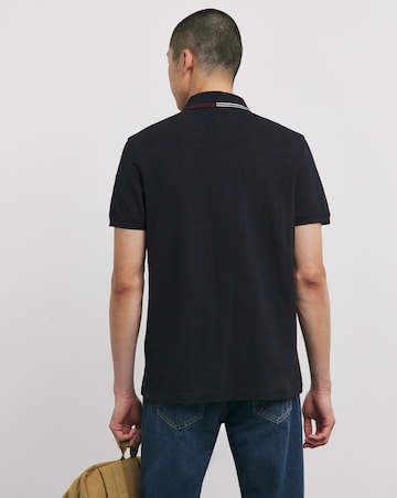 Tommy Hilfiger Navy Zip Neck Polo