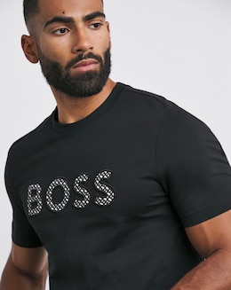 BOSS Black Short Sleeve Graphic Logo T-Shirt