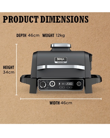 Ninja Woodfire Electric BBQ Grill & Smoker OG701UK