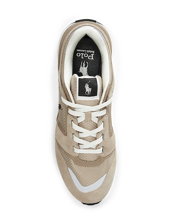 Polo Ralph Lauren Train 89 Suede Trainer - Milkshake