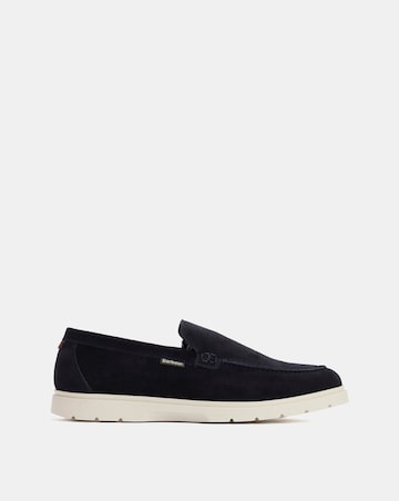 Barbour Carty Suede Loafer - Navy