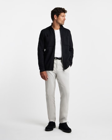 Barbour Croscombe Knitted Zip Through - Marl