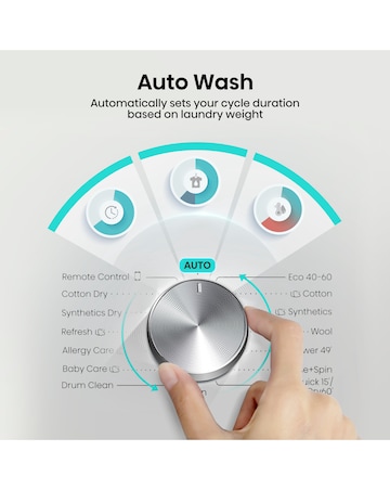 Hisense 3S Series WD3S8043BB3 WiFi-enabled 8kg Washer Dryer - Black