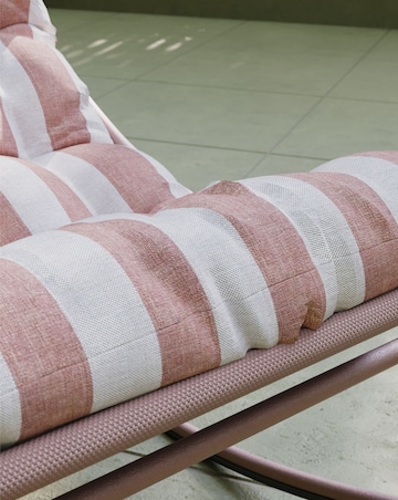 Charles Bentley Truffle Stripe Rocking Chair