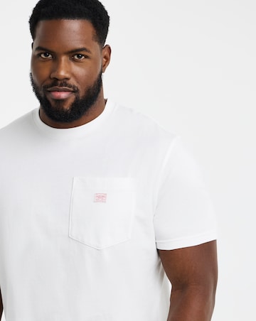 Jack & Jones Premium Caleb Patch T-Shirt - White