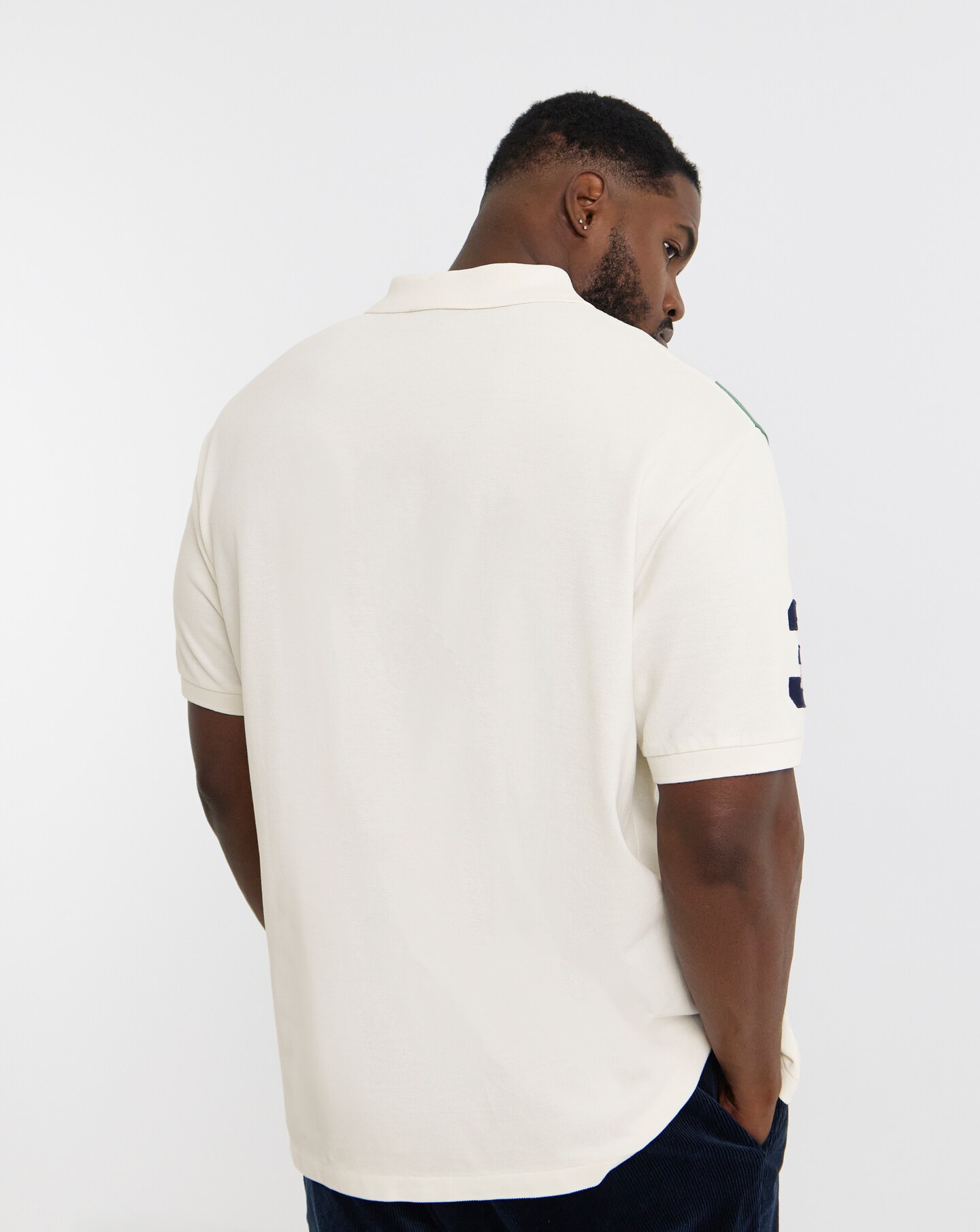 Polo Ralph Lauren Short Sleeve Big Pony Polo - Cream | Jacamo