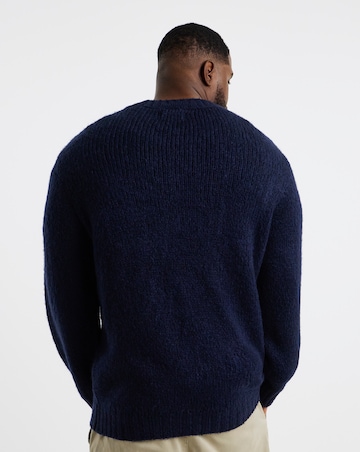 Jack & Jones Carter Knit Jumper - Navy