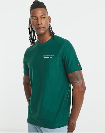 Tommy Hilfiger Back Print Graphic T-Shirt - Green