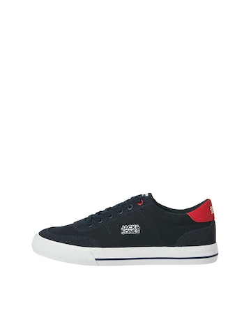 Jack & Jones Rob Canvas Combo Trainer - Navy/Red