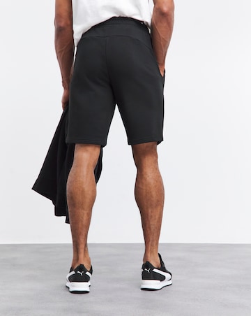 PUMA Black Essential Sweat Shorts