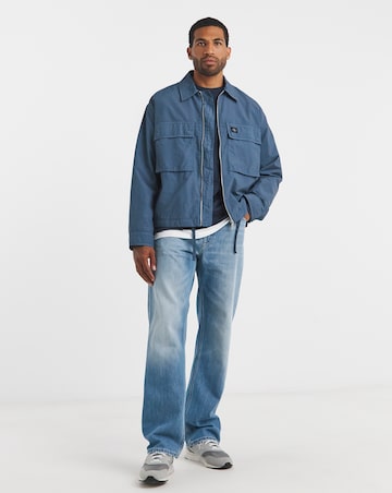 Calvin Klein Jeans Garment Dye Cotton Jacket - Vintage Indigo
