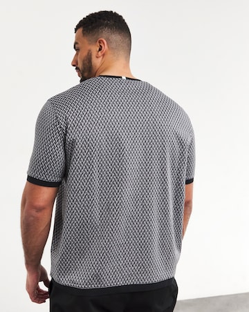 Ted Baker Geo Print Crew Neck Tshirt