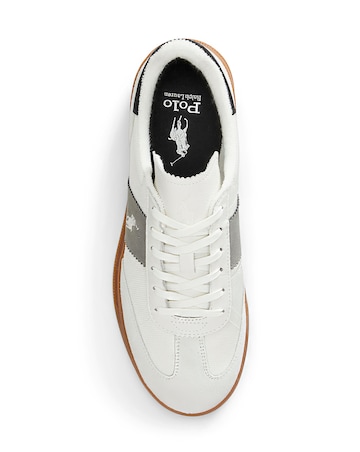 Polo Ralph Lauren Heritage Aera Trainer - Off White/Grey