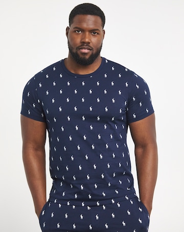 Polo Ralph Lauren Mix & Match Printed Navy Lounge T-Shirt