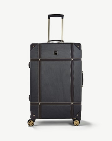 Rock Vintage Large Suitcase - Black
