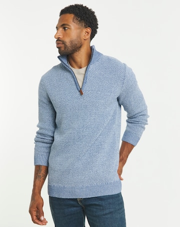 Joe Browns 1/4 Zip Knitted Jumper