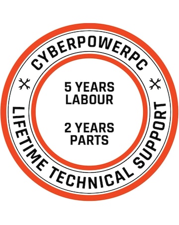 CyberPowerPC Eurus Gaming PC - AMD Ryzen 5 5600G 8GB RAM 500GB NVMe SSD