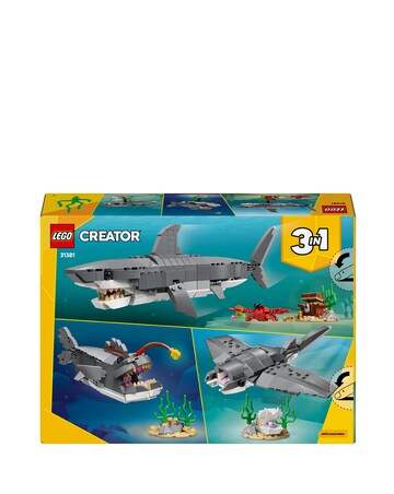 LEGO Creator Fierce Shark with a Treasure Chest 31381