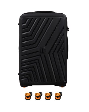 IT Luggage Convertible Large Suitcase with Removable Wheels
