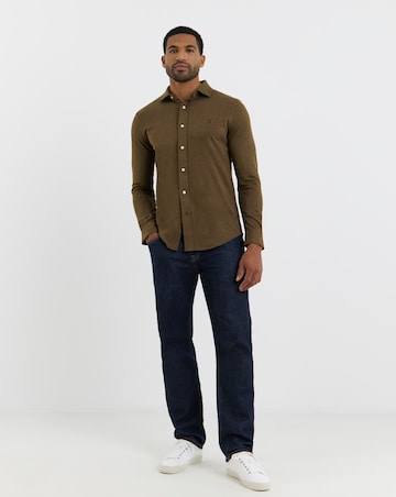 Polo Ralph Lauren Long Sleeve Stretch Jersey Shirt - Brown
