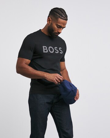 BOSS Black Short Sleeve Graphic Logo T-Shirt
