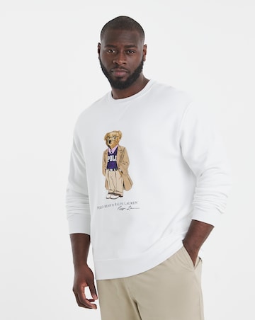 Polo Ralph Lauren Bear Graphic Crew Sweat - White