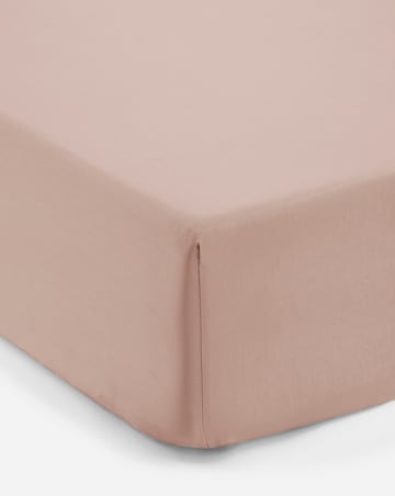 Pure Cotton 200 Thread Count Extra Deep 38cm Fitted Sheet
