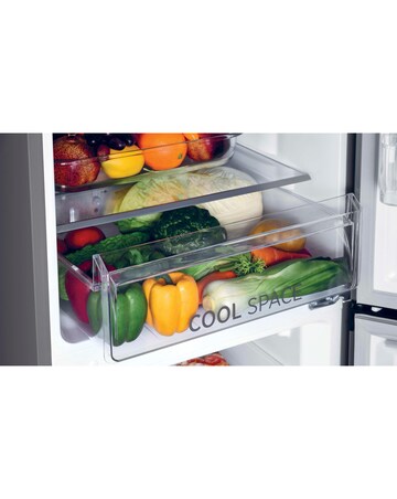 Hoover H-Fridge 300 HOCH1T518EXK 181cm 60/40 Fridge Freezer Silver + Install