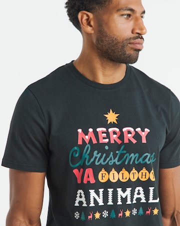 Christmas Graphic Check Pyjamas