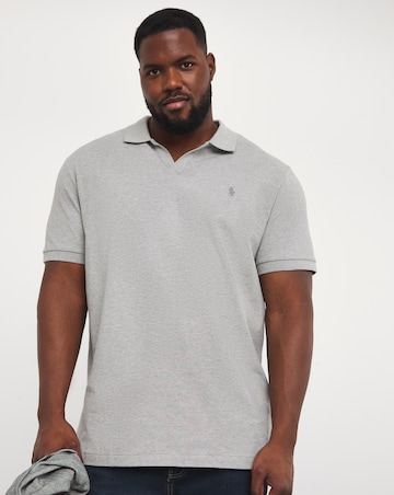 Polo Ralph Lauren Open Collar Grey Polo Shirt
