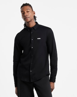 BOSS Long Sleeve Motion Shirt - Black
