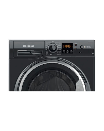 Hotpoint Anti-Stain NSWM 846 BS UK 8kg 1400rpm Washing Machine - Black