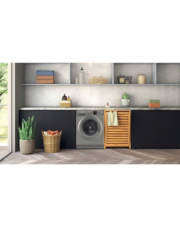 Hotpoint NSWM 7469 GG UK 7kg, 1400rpm, Washing Machine - Graphite + Install