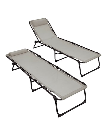 Pair of Zero Gravity Sunloungers