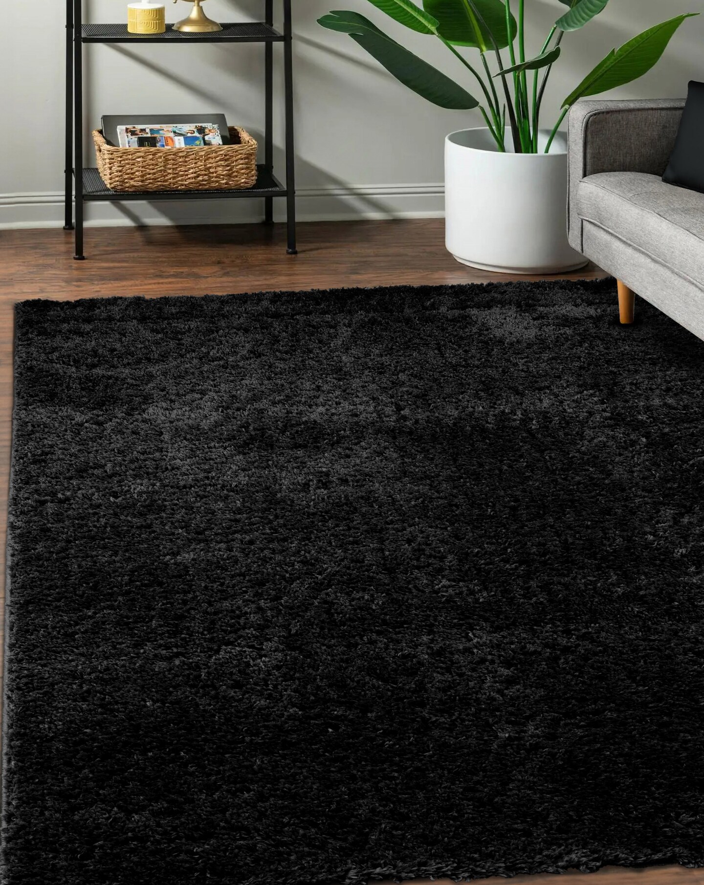 Snug Plain Shaggy Cosy Rug