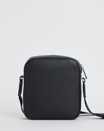 BOSS Embossed Logo Reporter Bag - Black
