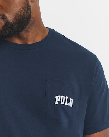 Polo Ralph Lauren Short Sleeve Bear Back Graphic T-Shirt - Navy