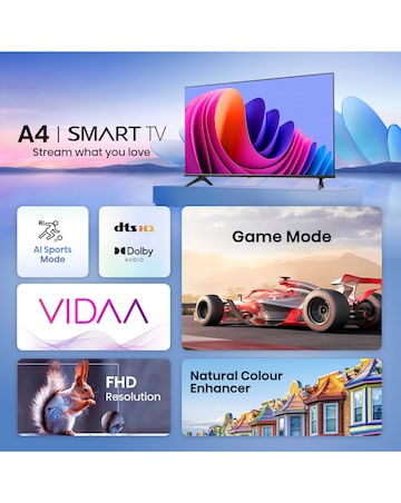 Hisense 40in 40A4NTUK Smart Full HD LED Freeview TV