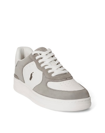 Polo Ralph Lauren Masters Court Trainers - Grey/White