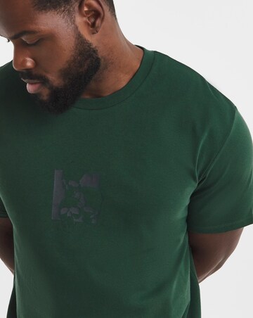 Jack & Jones Skully Back Graphic T-Shirt - Green